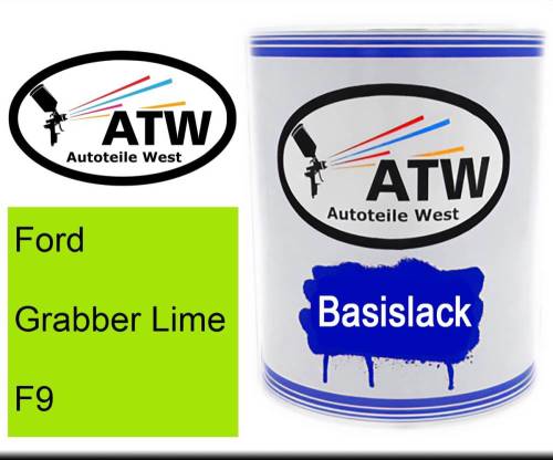 Ford, Grabber Lime, F9: 1L Lackdose, von ATW Autoteile West.
